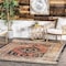 Nuloom Jane Vintage Floral Indoor/Outdoor Area Rug 6ft x 9ft MEBE04A-O609 - alternate 1